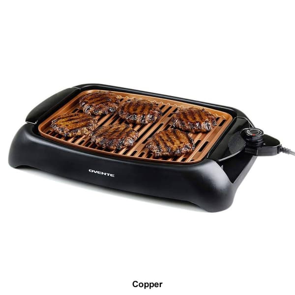 Ovente Electric Nonstick Cooking Grill