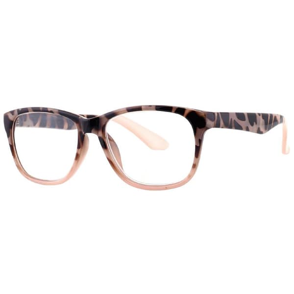 Womens Custom Eyes Classic Caramel Latte Square Reader Glasses - image 