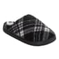 Mens Preswick & Moore&#40;R&#41; Boxed Plaid Slippers - Black/White - image 1