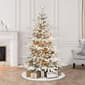 Puleo International 4.5ft. Pre-lit Flocked Utah Fir Tree - image 3