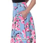 Womens White Mark Floral Flared Print Midi Skirt - image 9