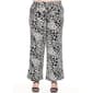 Plus Size White Mark Big Leopard Print Wide Leg Pants - image 1