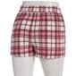 Juniors Derek Heart Flannel Plaid Boxer Shorts w/ Heart Patch - image 2