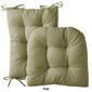 Sweet Home Collection 2pc. Non-Slip Rocking Chair Cushions - image 10
