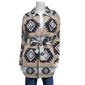 Womens By Design Long Sleeve Diamond Two Pocket Belted Cardigan - image 1