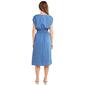 Womens Tommy Hilfiger Sport Smocked Waist Chambray Midi Dress - image 2