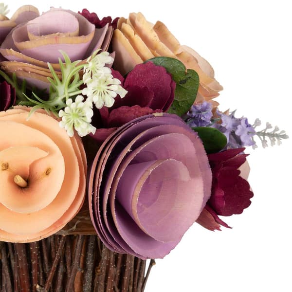 Northlight Seasonal Artificial Wooden Floral Spring Bouquet