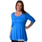 Plus Size 24/7 Comfort Apparel Elbow Sleeve Top - image 11