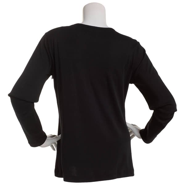 Plus Size Preswick & Moore&#174; Long Sleeve Crew Neck Tee