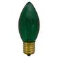 Northlight Seasonal 4pk. C9 Green Transparent Replacement Bulbs - image 2