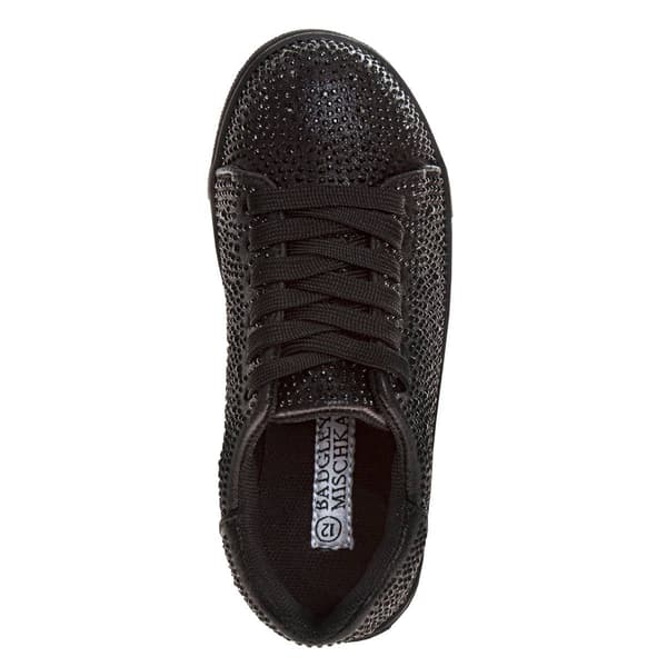 Big Girls Badgley Mischka Glitzy Fashion Sneakers