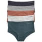 Womens Nautica 5pk. Cotton Solid Briefs  - NT8798-5PKE - image 1