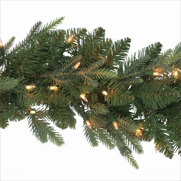 Puleo International 9ft. Pre-Lit Balsam Fir Garland