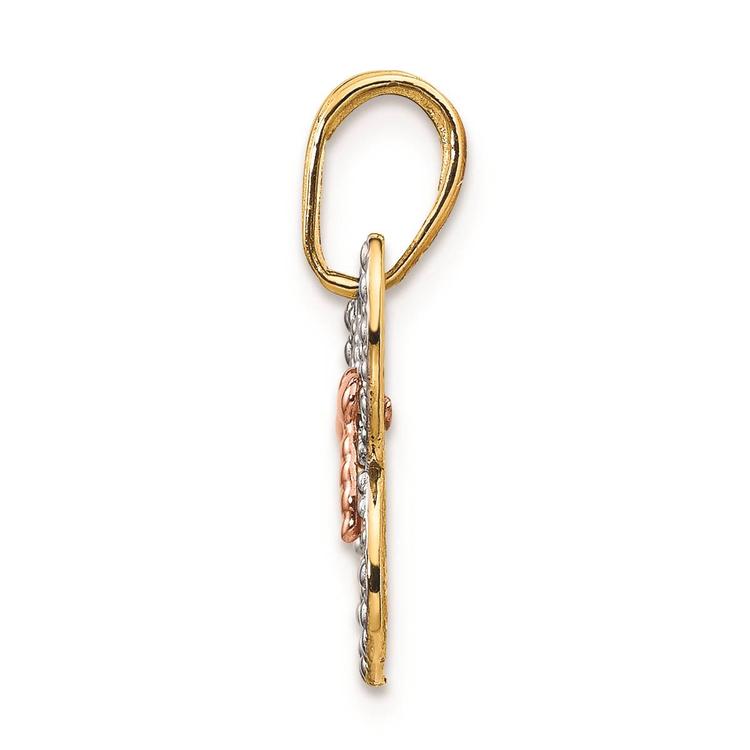Gold Classics™ 14kt. Two-Tone Butterfly Pendant