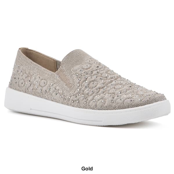 Womens White Mountain Unit Slip-On Fashion Sneakers