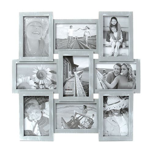 Malden 9 Opening Grey Collage Frame - 4x6 - image 