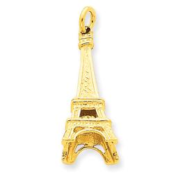 Gold Classics(tm) 14k. Gold Eiffel Tower Charm
