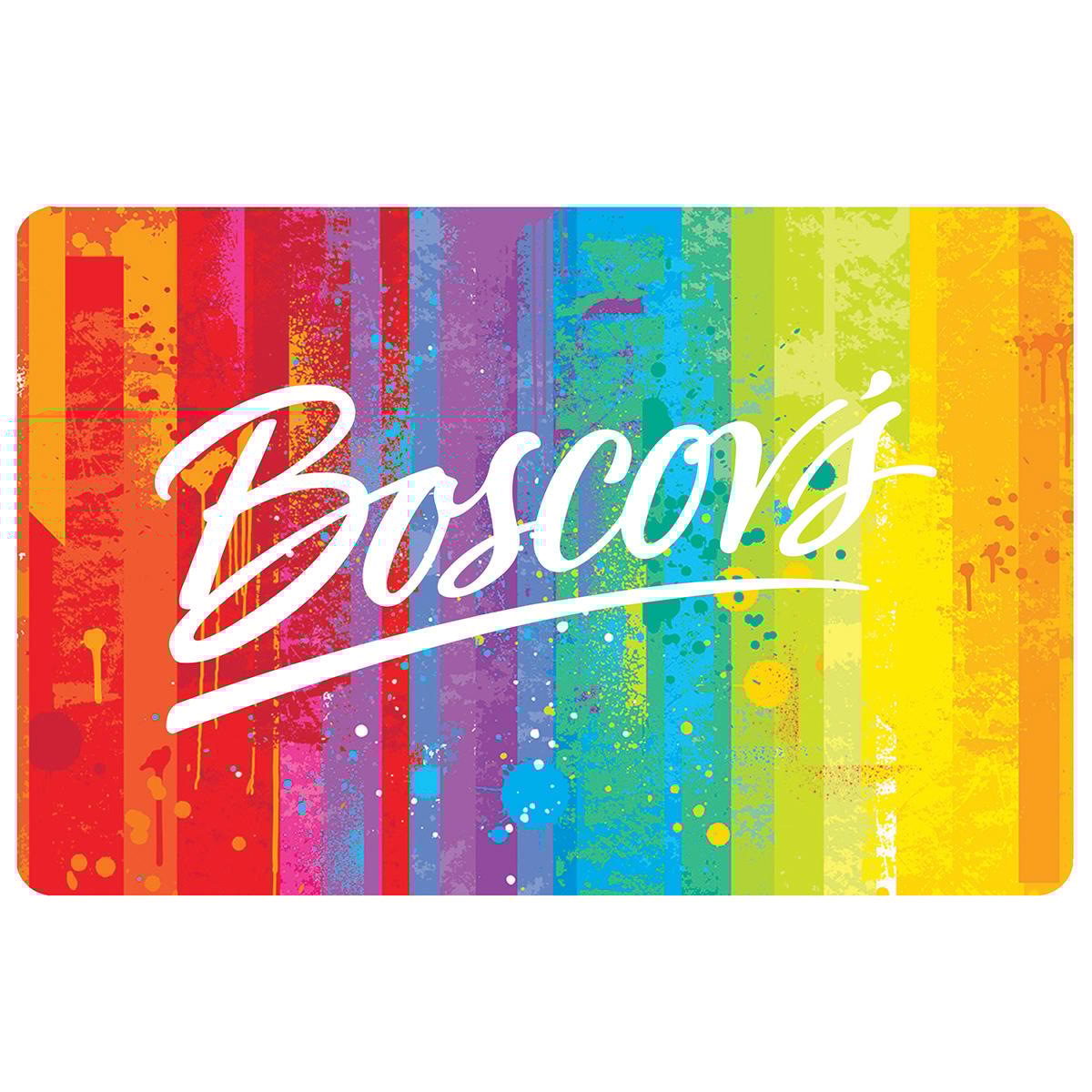 Boscov’s Rainbow Stripes Gift Card