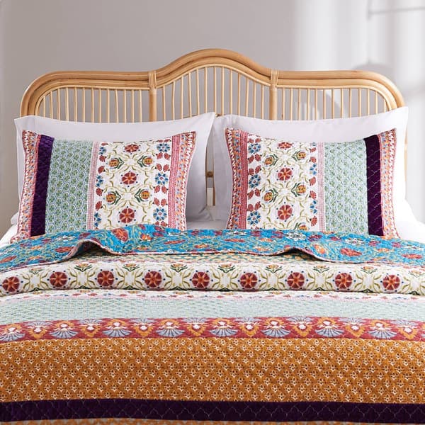 Greenland Home Fashions&#8482; Thalia Velvet Embellished Quilt Set