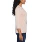 Womens Rafaella&#174; 3/4 Sleeve Solid Lace Up Tee - image 3