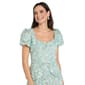 Womens R&M Richards Short Puff Sleeve Floral Sequin Gown - image 4