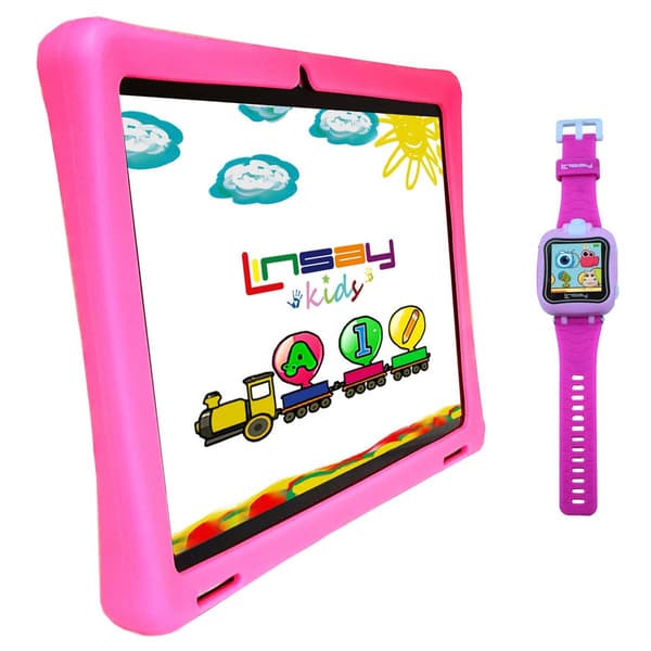 Kids Linsay 10in. Android 12 Tablet with Smart Watch