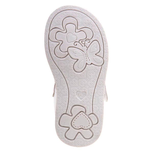 Little Girls Laura Ashley&#174; Colorful Hook and Loop Sandals