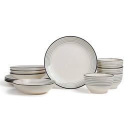 Earth & Clay Zeke 12-Piece Earthenware Dinnerware Set