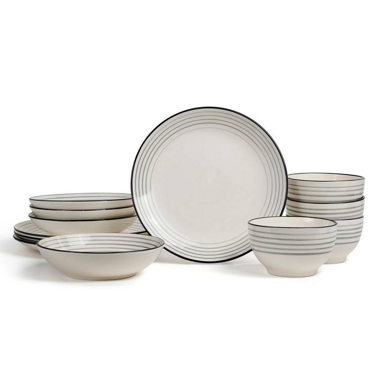 Earth & Clay Zeke 12-Piece Earthenware Dinnerware Set