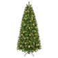 Puleo International 7.5ft. Pre-Lit Slim Teton Pine Christmas Tree - image 1