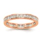 Pure Fire 14kt. Rose Gold Lab Grown 1ctw. Eternity Band - image 2