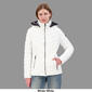 Womens Nautica Short Stretch Puffer w/Faux Fur Lined Hood Jacket - image 5