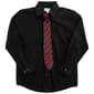 Boys (8-20) Bill Blass Dress Shirt & Tie Set - Black - image 1