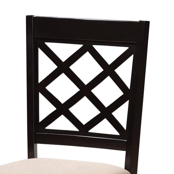 Baxton Studio Selby Modern Dark Brown Wood 5pc. Dining Set