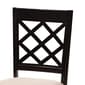 Baxton Studio Selby Modern Dark Brown Wood 5pc. Dining Set - image 5