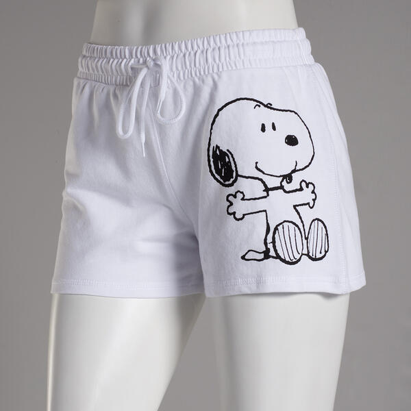 Juniors Freeze Snoopy French Terry Shorts - image 