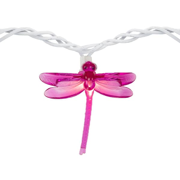 Northlight Seasonal Multicolor Dragonfly Patio Lights - Set of 10