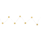 Northlight 5.25ft. Warm White LED Mini Star Christmas Light Set - image 1