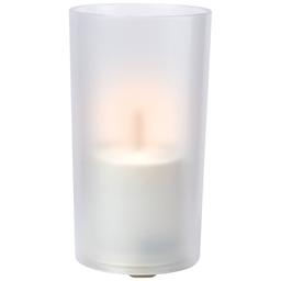 Illumaflame 9in. LED in Frosted Glass