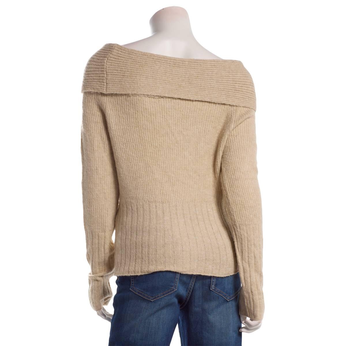 Juniors A. Byer Marilyn Twist High Ribbed Hem Sweater