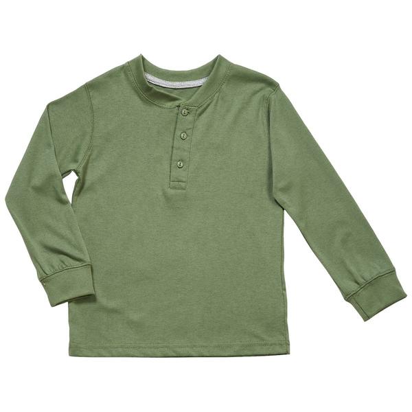 Boys (4-7) Architect(R) Long Sleeve Jersey Knit Henley - image 