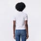 Womens Nautica Short Sleeve Pointelle Solid Polo Sweater - image 2