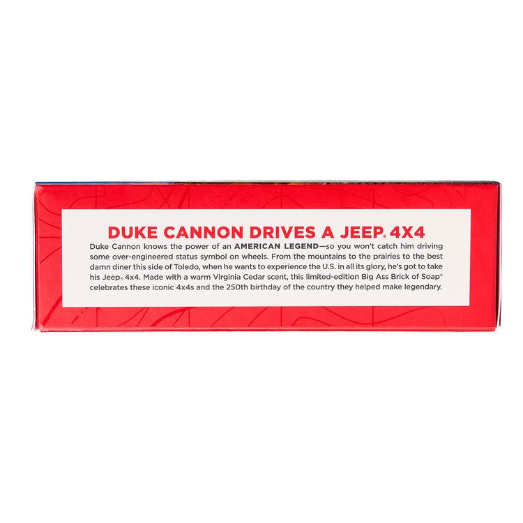 Duke Cannon Jeep American Legend Virginia Cedar + Freedom Soap