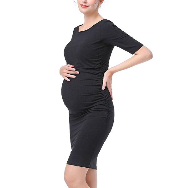 Womens Pokkori by Kimi & Kai Maternity Tiered Nursing Dress - image 