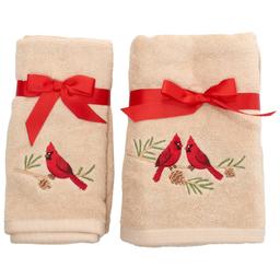 Avanti Cardinals Christmas 2pk. Towel Collection