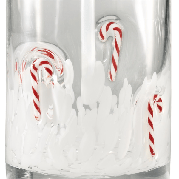 Avanti Candy Canes Glass Soap & Lotion Dispenser