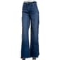 Juniors Celebrity Pink High Rise Fray Hem Wide Leg Jeans - image 1