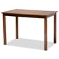 Baxton Studio Cherese Grey Fabric 5pc. Wood Dining Set - image 3