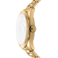 Mens DKNY Day Date Fluted Bezel Gold Bracelet Watch-DK1G141M0065 - image 3