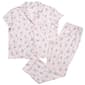 Womens Laura Ashley(R) Garden Bouquets Boxy Pajama Set - image 1